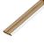 RODAPE MOLDUFAMA MDF 7CM BRANCO FRISADO - 2,40M - Imagem 2