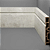 RODAPE EUCAFLOOR ACQUA NEW 21 FRISADO 10CM - 2,40M - Imagem 1