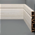 RODAPE EUCAFLOOR ACQUA NEW 16 FRISADO 10CM - 2,40M - Imagem 1