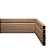RODAPE EUCAFLOOR ACQUA NEW 10 FRISADO 10CM - 2,40M - Imagem 4