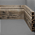 RODAPE EUCAFLOOR ACQUA NEW 23 FRISADO 10CM - 2,40M - Imagem 1