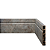 RODAPE EUCAFLOOR ACQUA NEW 25 FRISADO 10CM - 2,40M - Imagem 2