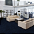 CARPETE EM PLACA TARKETT DESSO DESERT 8521 - 5M2 - Imagem 4