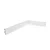 RODAPE POLIESTIRENO RUFFINO BRANCO 3CM LISO 15MM - 2,40M - Imagem 1