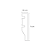 RODAPE POLIESTIRENO RUFFINO PRETO 7CM LISO 15MM - 2,40M - Imagem 3