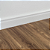 RODAPE MOLDUFAMA MDF 10CM BRANCO FRISADO - 2,40M - Imagem 2