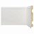 RODAPE MOLDUFAMA MDF 15CM BRANCO FRISADO RD - 2,40M - Imagem 1