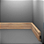 RODAPÉ EUCAFLOOR MDF 5CM ESTILO 9 - 2,40M - Imagem 1