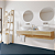 PISO VINILICO AUTOPORTANTE BELGOTEX HERCULES SQUARE BLUE 50X50 5MM - 2,5M2 - Imagem 3