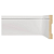 RODAPÉ MOLDUFAMA MDF 10CM BRANCO FRISADO RD - 2,40M - Imagem 1