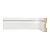 RODAPÉ MOLDUFAMA MDF 7CM BRANCO FRISADO QD- 2,40M - Imagem 1
