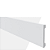 RODAPÉ POLIESTIRENO GART WALLSTYL WB15 BRANCO 15CM LISO 18MM - 2,44M - Imagem 3