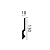 RODAPÉ POLIESTIRENO GART WALLSTYL FD22 BRANCO 13CM FRISADO 18MM - 2,44M - Imagem 5