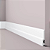 RODAPÉ POLIESTIRENO GART WALLSTYL FD22 BRANCO 13CM FRISADO 18MM - 2,44M - Imagem 2
