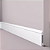 RODAPÉ POLIESTIRENO GART WALLSTYL FL2 BRANCO 12CM FRISADO 15MM - 2,44M - Imagem 2