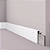 RODAPÉ POLIESTIRENO SOBREPOR GART WALLSTYL RS2 BRANCO 11CM FRISADO 18MM - 2,44M - Imagem 2