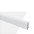 RODAPÉ POLIESTIRENO GART WALLSTYL DB6 BRANCO 5,5CM LISO 15MM - 2,44M - Imagem 1