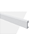 RODAPÉ POLIESTIRENO GART WALLSTYL DB7 BRANCO 7CM LISO 18MM - 2,44M - Imagem 2