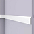 RODAPÉ POLIESTIRENO GART COMPACTA FN3 BRANCO 3CM LISO 13MM - 2M - Imagem 2