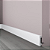 RODAPÉ POLIESTIRENO GART COMPACTA FN7 BRANCO 7CM LISO 13MM - 2M - Imagem 4