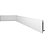 RODAPÉ POLIESTIRENO GART COMPACTA FN15 BRANCO 15CM LISO 13MM - 2M - Imagem 1