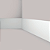 RODAPÉ POLIESTIRENO GART COMPACTA FN15 BRANCO 15CM LISO 13MM - 2M - Imagem 3