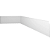 RODAPÉ POLIESTIRENO GART COMPACTA FN15 BRANCO 15CM LISO 13MM - 2M - Imagem 2