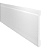 RODAPÉ POLIESTIRENO GART COMPACTA FZ20 BRANCO 20CM FRISADO 13MM - 2M - Imagem 1