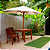 GRAMA SINTETICA 12MM BASE LATEX DECORATIVA KAPAZI 2X25M - 50M² - Imagem 3