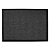 TAPETE DUO 90CM X 130CM PRETO COM BORDA - Imagem 1