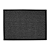 TAPETE DUO 40CM X 60CM PRETO COM BORDA 2CM - Imagem 1