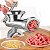 Moedor Carne Portátil Manivela Linguiça Alimentos Hamburguer Manual Cozinha - Imagem 7