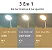 Luminaria De Mesa Escritorio 20 Leds Flexivel Recarregavel - Imagem 2