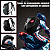 Mochila Com Olhos Led Bluetooth Inteligente para moto capacete Impermeável 20 litros - Imagem 2