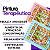 Kit Livro De Desenhos Bobbie Goods 50 / 80 / 100 Paginas 36 canetinhas coloridas Colorir Pintar Antiestresse Terapia Caderno Livrinho Infantil Criatividade Criança - Imagem 11