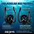 Kit Mascara De Mergulho Profissional Snorkel C/ Cilindro O2 0,5l + Bomba - Imagem 4