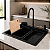 Cuba Gourmet Multifuncional Completa Com Torneira Cascata Lavador De Copos Tábua Dispenser Cozinha - Imagem 11