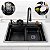 Cuba Gourmet Multifuncional Completa Com Torneira Cascata Lavador De Copos Tábua Dispenser Cozinha - Imagem 1