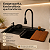 Cuba Gourmet Multifuncional Completa Com Torneira Cascata Lavador De Copos Tábua Dispenser Cozinha - Imagem 6