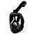 Máscara De Mergulho Para Rosto Snorkel Full Face Azul Preto Suporte GoPro Câmera - Imagem 11