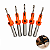 Kit 5 Brocas Escareadoras 8mm Para Madeira MDF Rebaixo Parafuso Furadeira Parafusadeira - Imagem 1