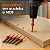 Kit 5 Brocas Escareadoras 8mm Para Madeira MDF Rebaixo Parafuso Furadeira Parafusadeira - Imagem 2