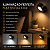 Luminária LED Magnética Recarregável USB Com Controle Remoto Armário Quarto Cozinha Parede - Imagem 7