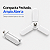 Lâmpada LED Fan Blade 45w Pétala Dobrável 3 Pás Ajustáveis Branco-Frio Decoração Multifuncional - Imagem 6