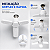 Lâmpada LED Fan Blade 45w Pétala Dobrável 3 Pás Ajustáveis Branco-Frio Decoração Multifuncional - Imagem 3