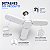 Lâmpada LED Fan Blade 45w Pétala Dobrável 3 Pás Ajustáveis Branco-Frio Decoração Multifuncional - Imagem 2