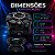 Moving Head 10 LEDs RGBW 150W Profissional Bivolt DMX Strobo 360° para DJs, Festas, Shows, Igrejas e Eventos - Imagem 4