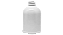 Saboneteira Pet Cilíndrica 250ml Branca - Imagem 1