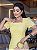 Vestido tres marias Laise bordado com flor amarelo - Imagem 4