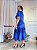Vestido Laise bordado e guipir azul royal - Imagem 2